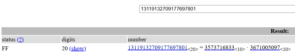 factorDB
