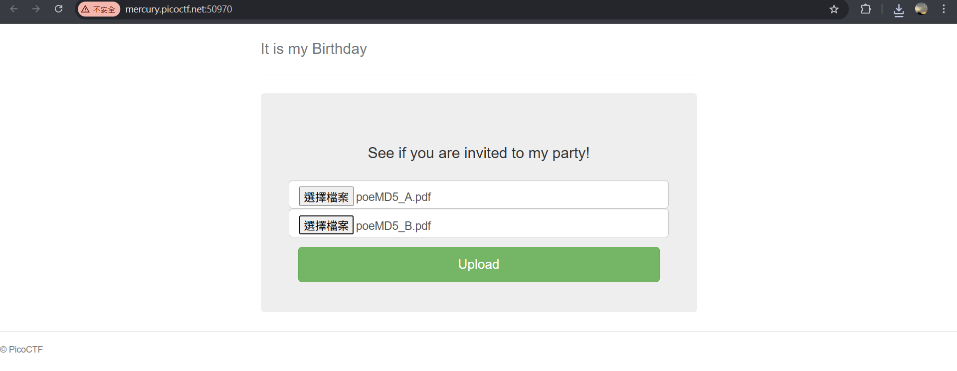 upload file