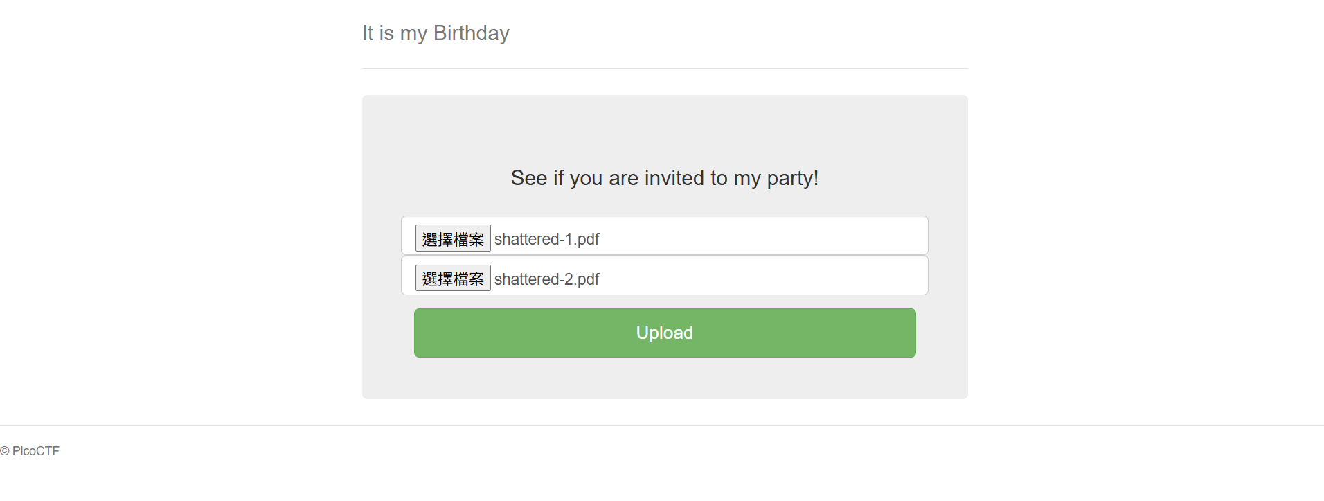 upload file