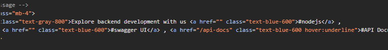 api docs